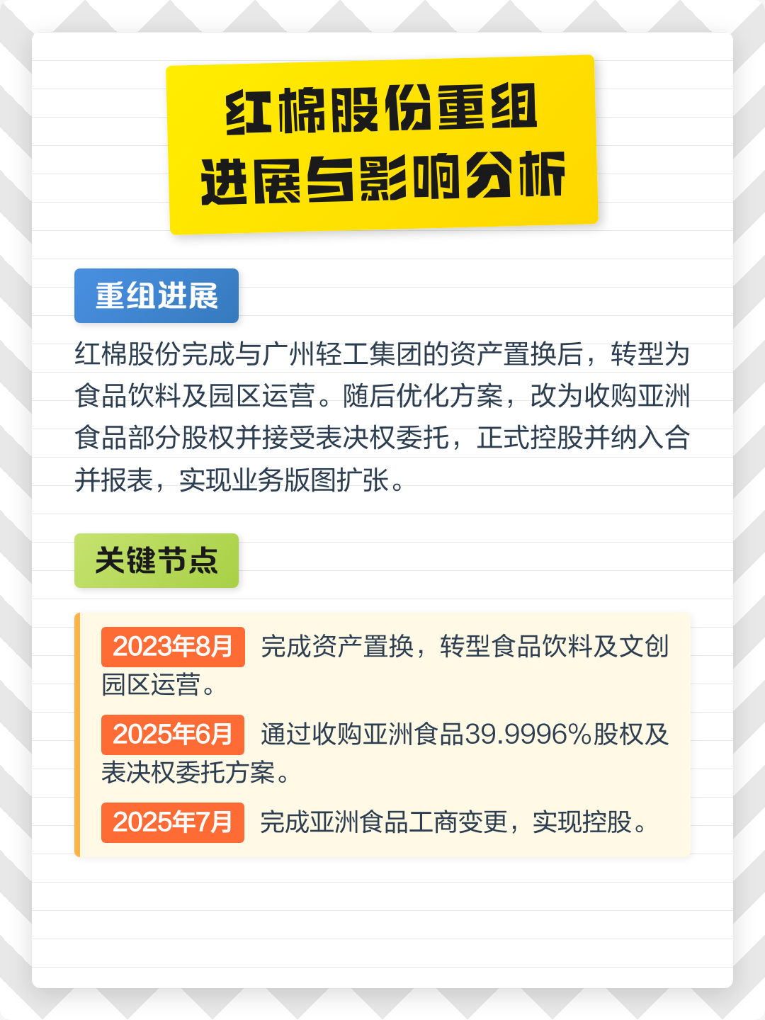 泰州市食品资产重组(食品资产重组案例)